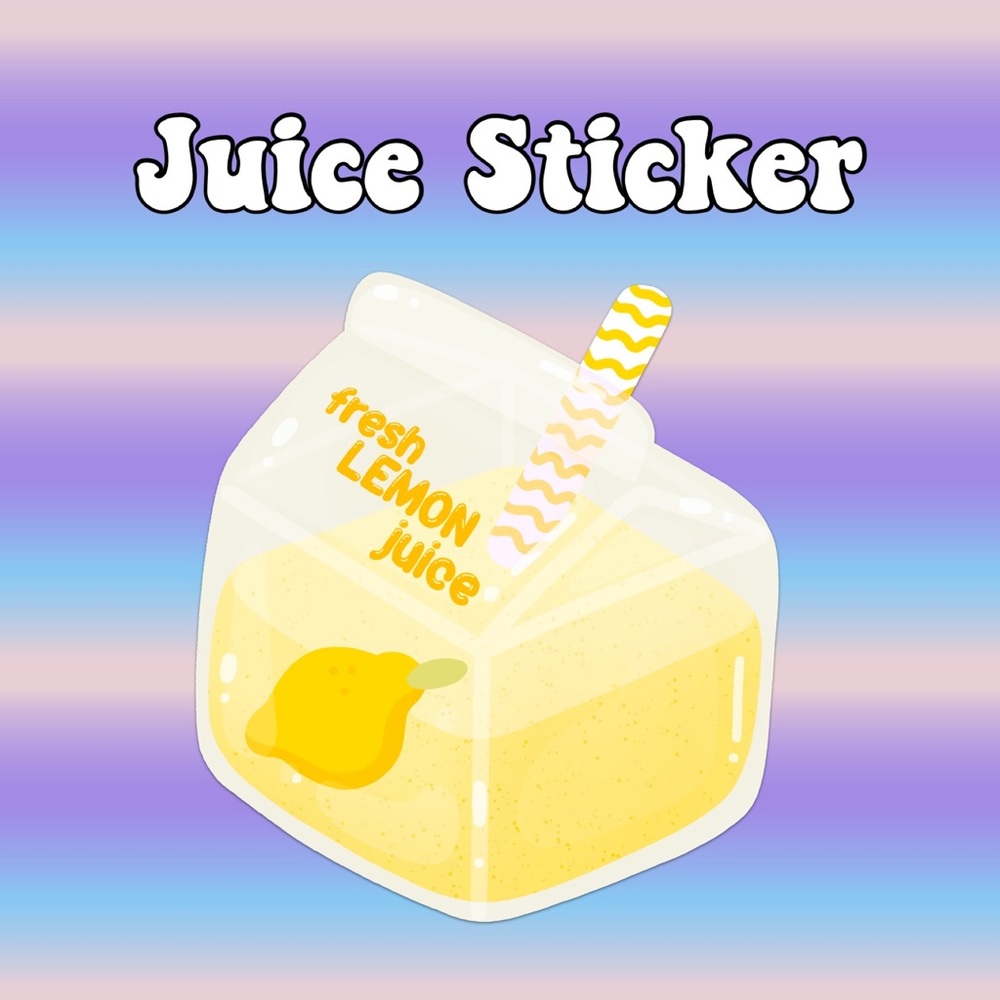 5/$5 Kawaii Sticker Juice Box